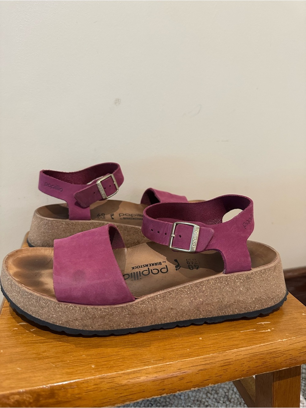 Birkenstock Papillio Glenda Platform Leather Sandals - Picture 3 of 6